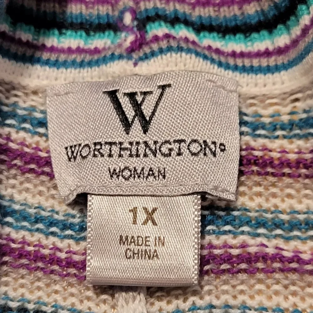 Worthington Women's Cardigan Sweater Size: 1X